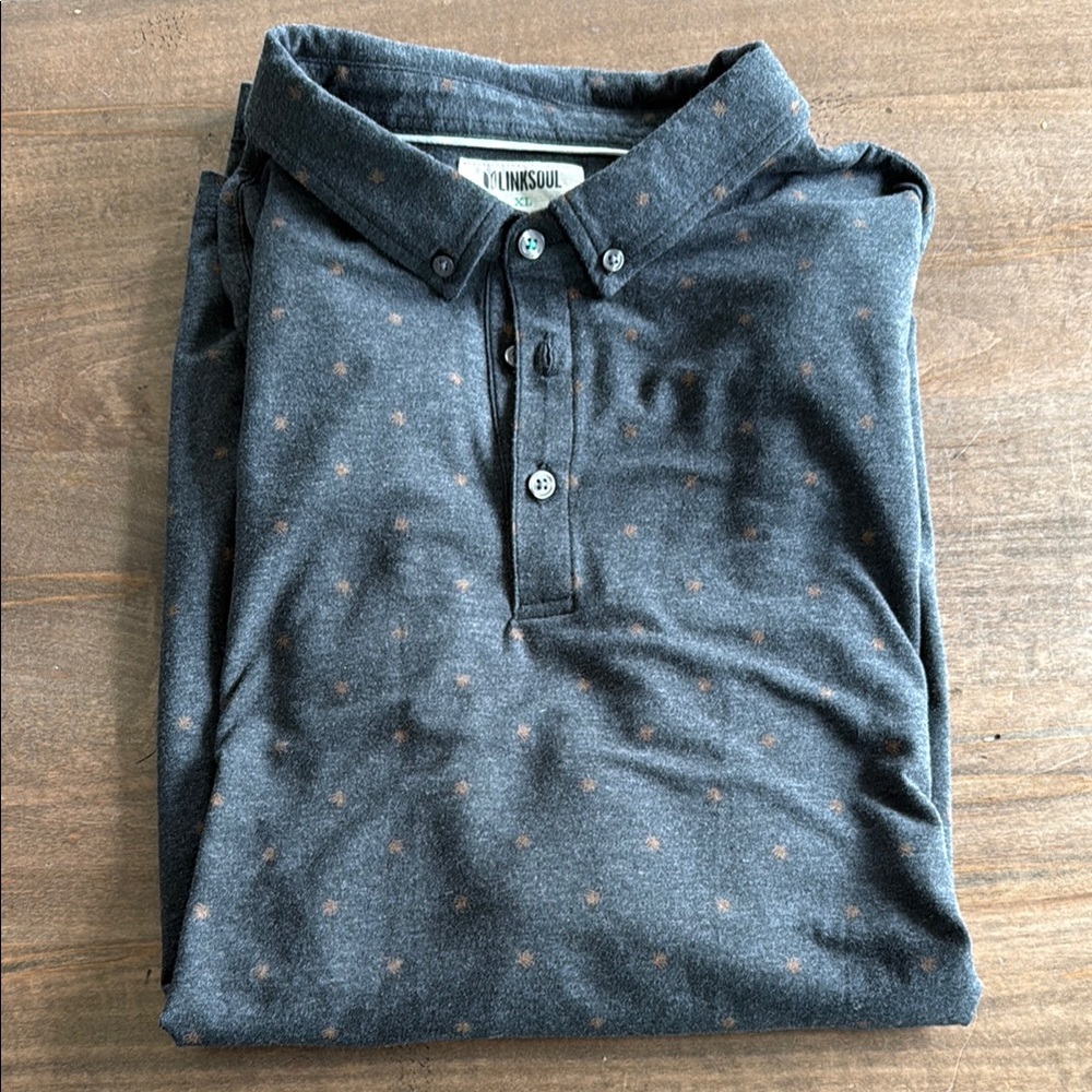 Men's Gray Polo Shirt